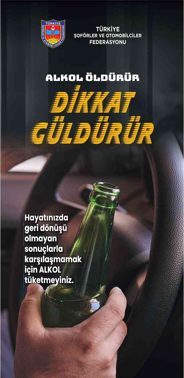 Trafikte alınan her tedbir bir hayat kurtarır. Türkiye Şoförler ve Otomobilciler Federasyonu (TŞOF) ve Güvenli Trafik iş birliğiyle hazırlanan temel güvenlik kuralları: